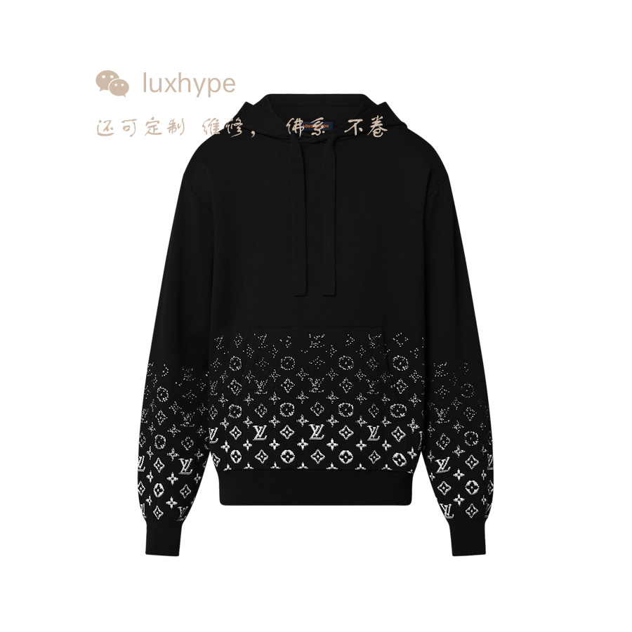 LOUIS VUITTON LV 1AFAQD 渐变棉质连帽衫