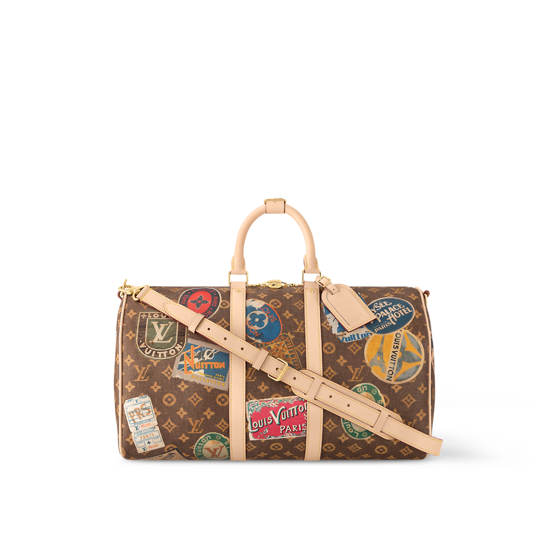 LOUIS VUITTON LV M24960 KEEPALL BANDOULIèRE 45 旅行袋